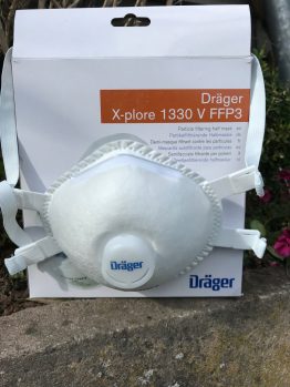 Drager X-Plore 1330V FFP3 valved moulded respirator